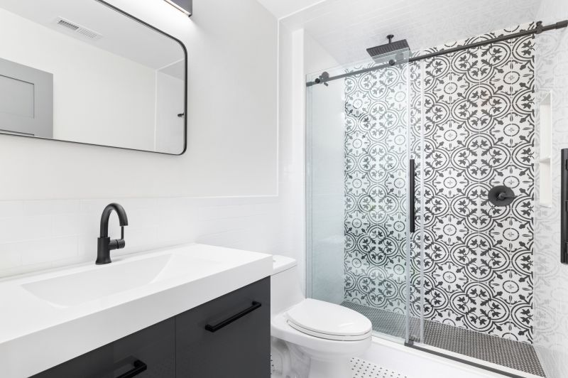 Bathroom with Statement Tile